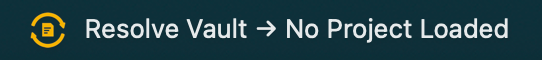 Menu bar: No Project Loaded